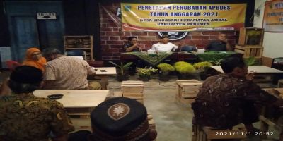 Penetapan perubahan APBDes 2021
