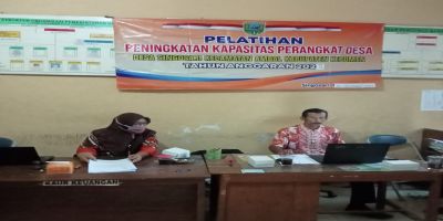 Pelatihan peningkatan kapasitas Perangkat Desa th 2021
