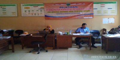 Pelatihan peningkatan kapasitas Perangkat Desa th 2021