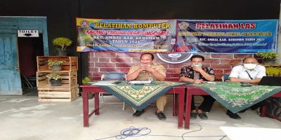 Pembukan dan pelatihan computer dan las Tahun 2021
