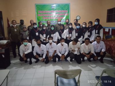 Para peserta calon perangkat desa
