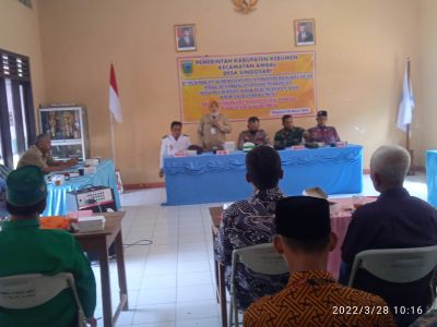 Sambutan camat ambal atau yg mewakili